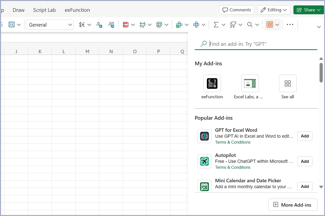 Web-Excel